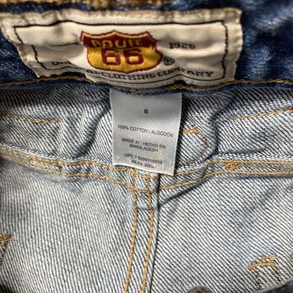 Route 66 Womens Bootcut Blue Denim Jeans Size 8‎ Cotton extra pockets and tab - Picture 8 of 9
